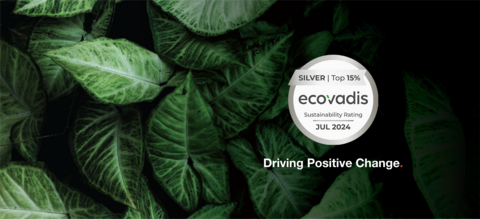 Recipient of SILVER Medal by EcoVadis